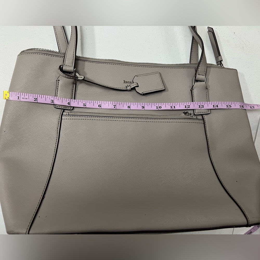 Kate Spade|Cameron Pocket Tote|Taupe Grey - Picture 10 of 16